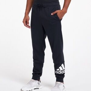 adidas men’s black joggers